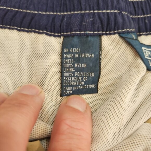 Vintage Polo Ralph Lauren Nylon Shorts Mens Large Beige Cargo Hiking Outdoor - Picture 8 of 13